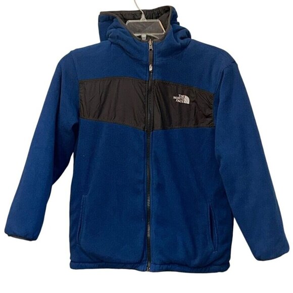 The North Face Reversible Puffer Fleece Full Zip Winter Jacket Large 14/16 - Picture 5 of 12